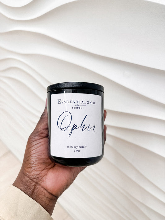 Ophir | Velvet Peony & Oud Candle| The Esscential Collection - Esscentials Co. 