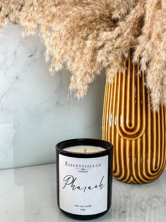 Pharaoh | Egyptian Linen & Lemongrass Candle| The Esscential Collection - Esscentials Co. 